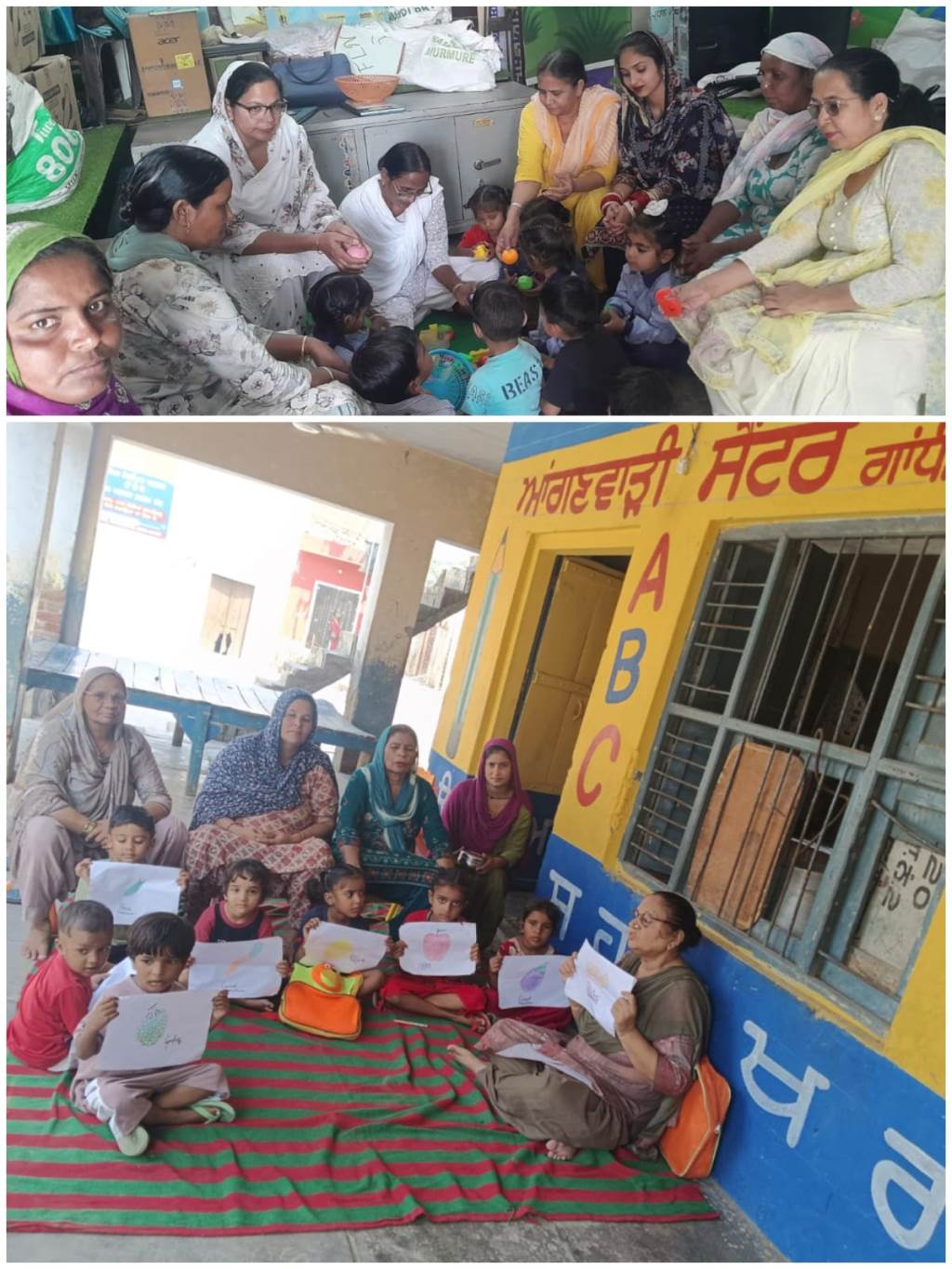 Childhood Blossoms with Joyful Learning Activities on ECCE Day at Anganwadi Centres